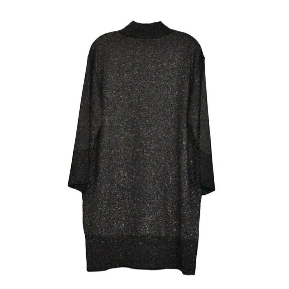 Cooper ST Alice Knit Metallic Pullover Black Dress Size M - Picture 2 of 13